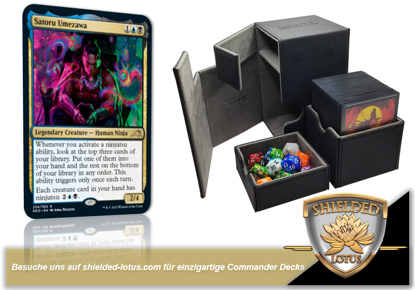 MTG Magic the Gathering Commander Deck - Satoru Umezawa (Ninja & Monsters)