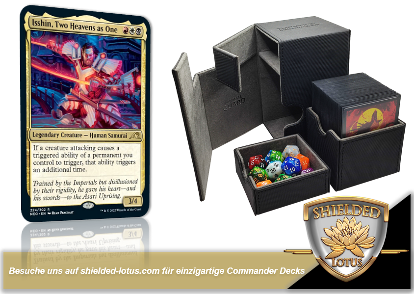 MTG Magic 100-Karten Commander Deck - Isshin, Two Heavens as One (Samu Shielded Lotus MTG Magic 100-Karten Commander Deck - Isshin, Two Heavens as One (Samu Shielded Lotus