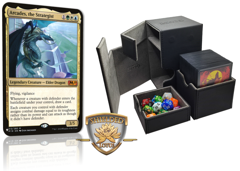 MTG Magic the Gathering Commander Deck - Arcades, the Strategist (Maue Shielded Lotus MTG Magic the Gathering Commander Deck - Arcades, the Strategist (Maue Shielded Lotus