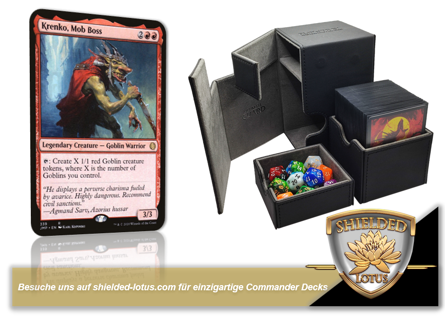 MTG Magic the Gathering Commander Deck - Krenko, Mob Boss (Goblin Chaos)