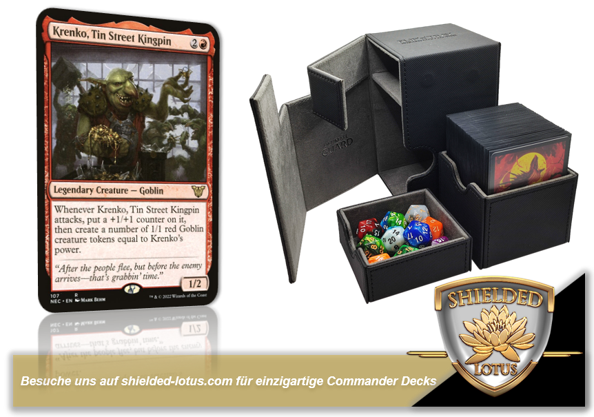 MTG Magic the Gathering Commander Deck - Krenko, Tin Street Kingpin (Goblins)