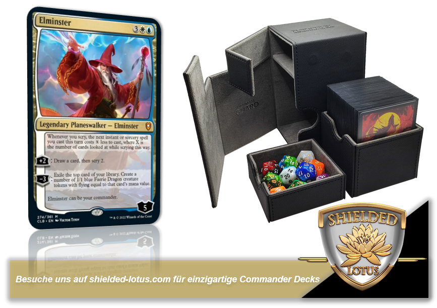 MTG Magic 100-Karten Commander Deck - Elminster (Scry, Planeswalker)