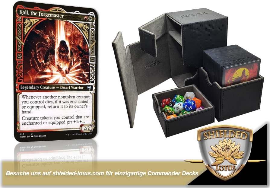 MTG Magic 100-Karten Commander Deck - Koll, the Forgemaster (Ausrüstung, Equipment)