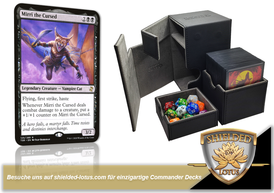 MTG Magic the Gathering Commander Deck - Mirri the Cursed (Mono Black)