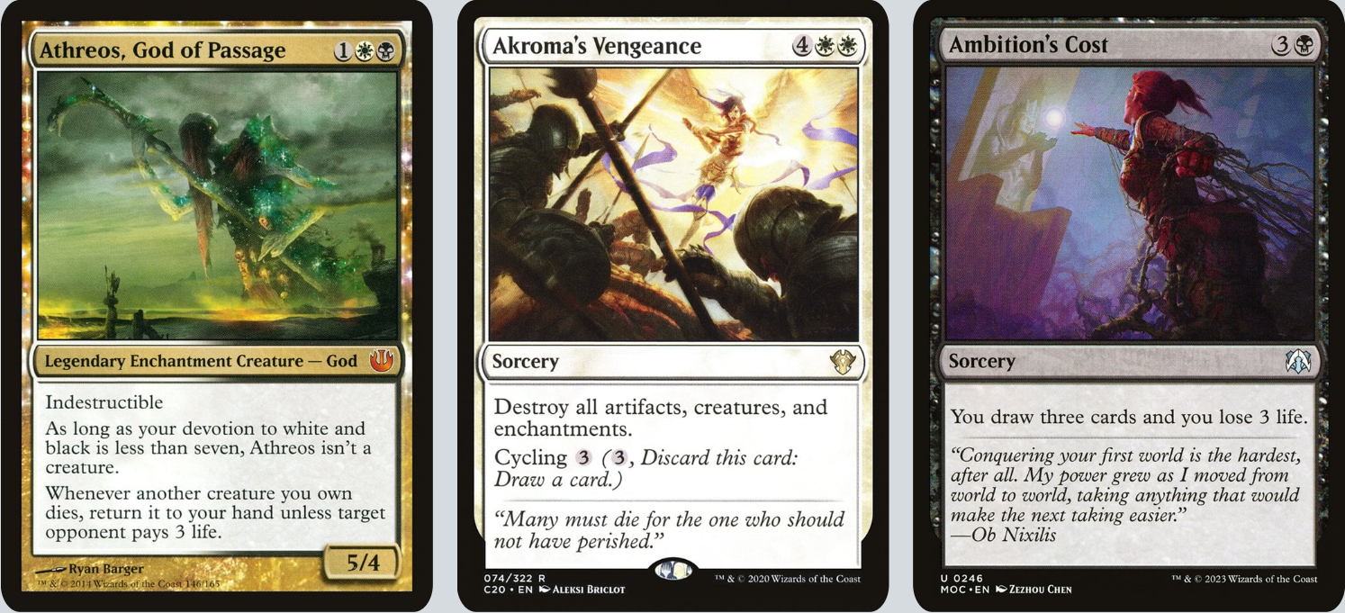 MTG Magic the Gathering Commander Deck - Athreos, God of Passage (Dämonen)