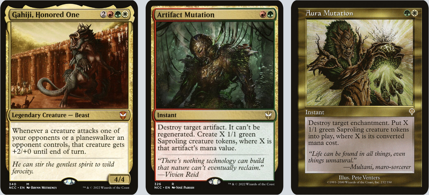 MTG Magic the Gathering Commander Deck - Gahiji, Honored One (Beatdown)