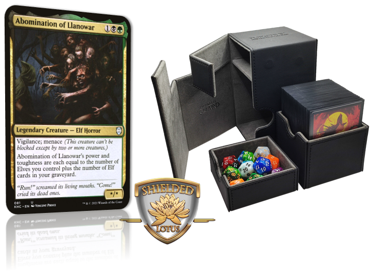 MTG Magic the Gathering Commander Deck - Abomination of Llanowar (Elves, Elfen)