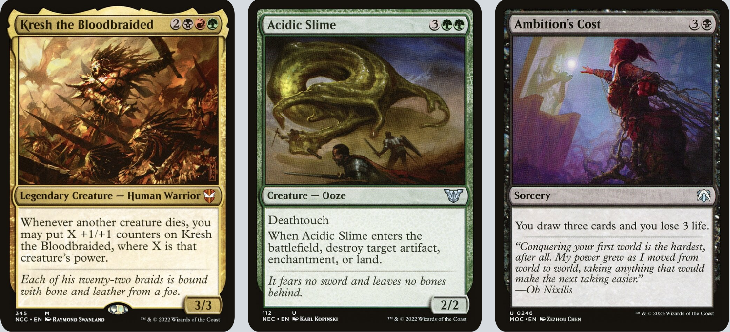 MTG Magic the Gathering Commander Deck - Kresh the Bloodbraided