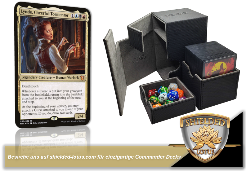 MTG Magic the Gathering Commander Deck - Lynde, Cheerful Tormentor (Curse, Flüche)