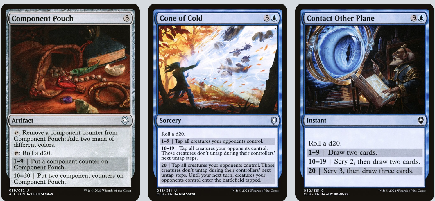 MTG Magic the Gathering Commander Deck - Wyll, Blade of Frontiers (Würfel, Background)