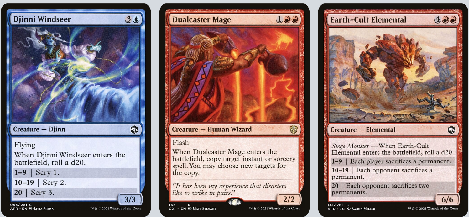 MTG Magic the Gathering Commander Deck - Wyll, Blade of Frontiers (Würfel, Background)