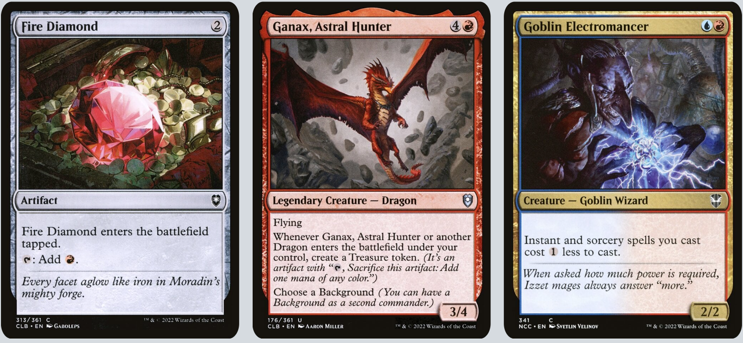MTG Magic the Gathering Commander Deck - Wyll, Blade of Frontiers (Würfel, Background)