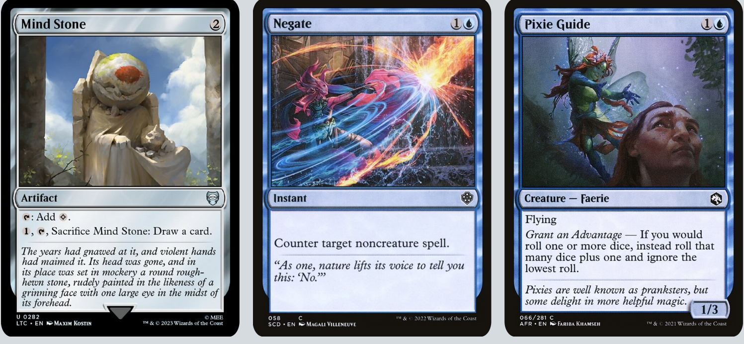 MTG Magic the Gathering Commander Deck - Wyll, Blade of Frontiers (Würfel, Background)