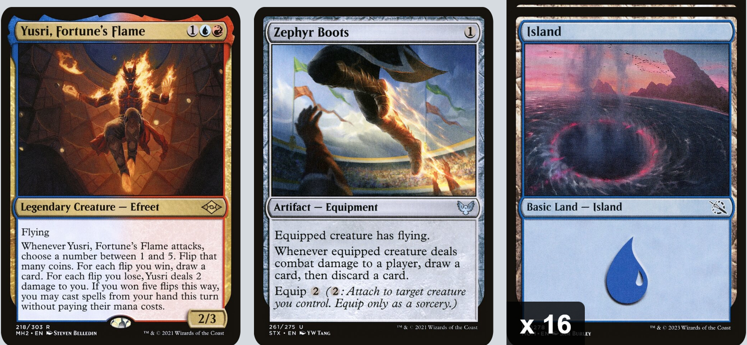 MTG Magic the Gathering Commander Deck - Wyll, Blade of Frontiers (Würfel, Background)