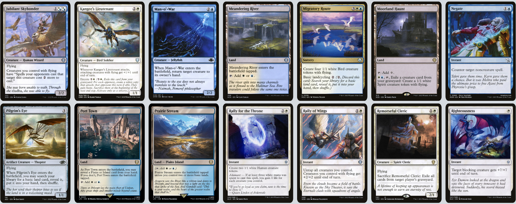 MTG Magic the Gathering Commander Deck - Errant and Giada (Angel & Birds)