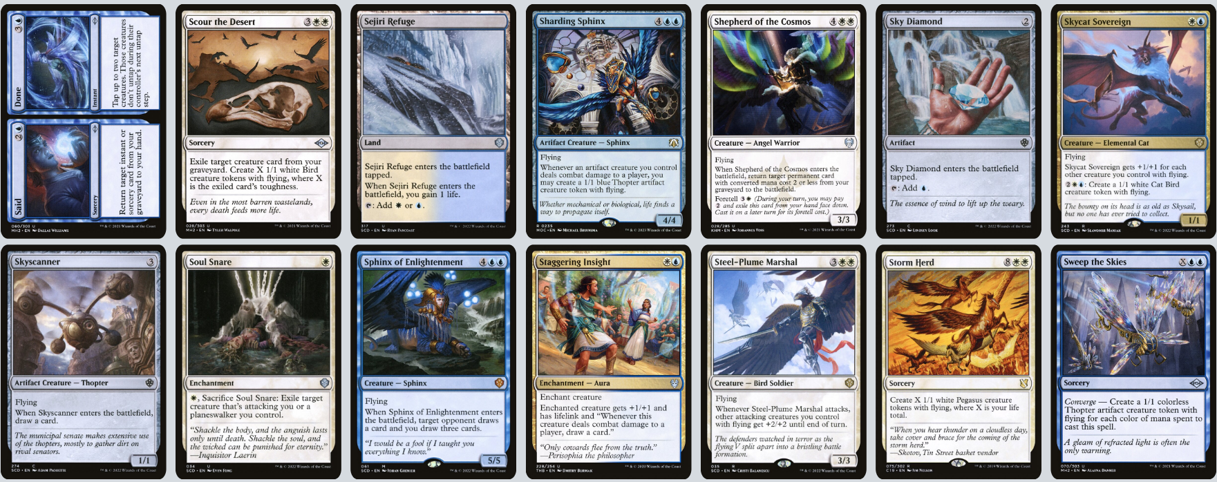 MTG Magic the Gathering Commander Deck - Errant and Giada (Angel & Birds)