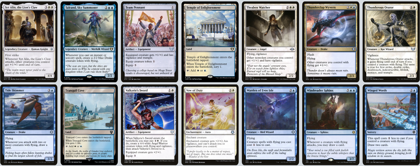 MTG Magic the Gathering Commander Deck - Errant and Giada (Angel & Birds)