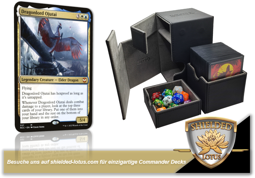 MTG Magic the Gathering Commander Deck - Dragonlord Ojutai (Flying Control)
