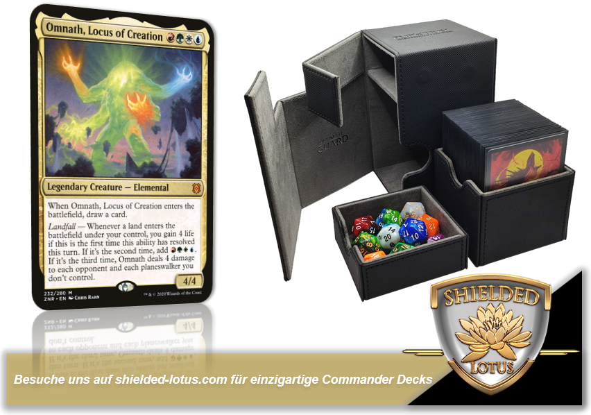 MTG Magic the Gathering Commander Deck - Omnath, Locus of Creation (Landfall)