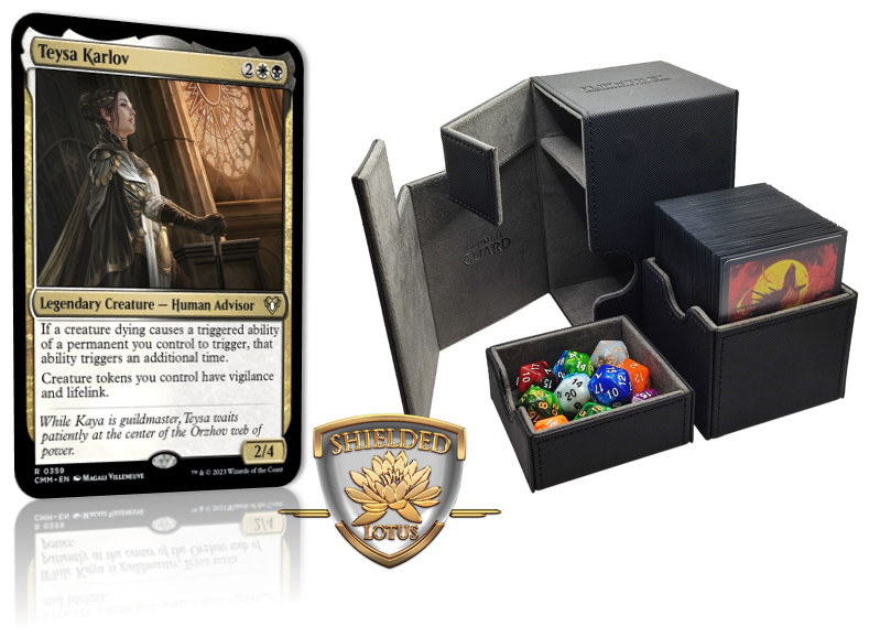 MTG Magic the Gathering Commander Deck - Teysa Karlov (Death by Tokens Shielded Lotus MTG Magic the Gathering Commander Deck - Teysa Karlov (Death by Tokens Shielded Lotus