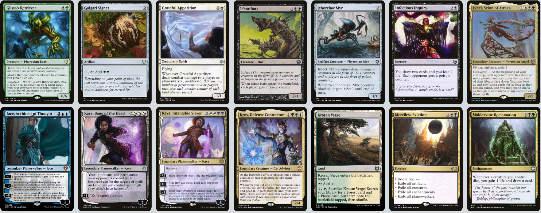 MTG Magic the Gathering Commander Deck - Atraxa, Paetor's Voice (Poison & Planeswalker)