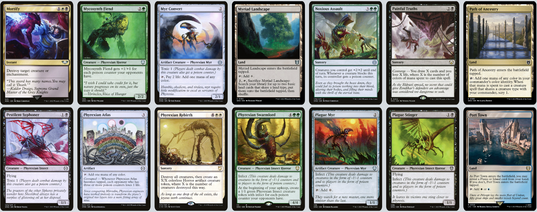MTG Magic the Gathering Commander Deck - Atraxa, Paetor's Voice (Poison & Planeswalker)