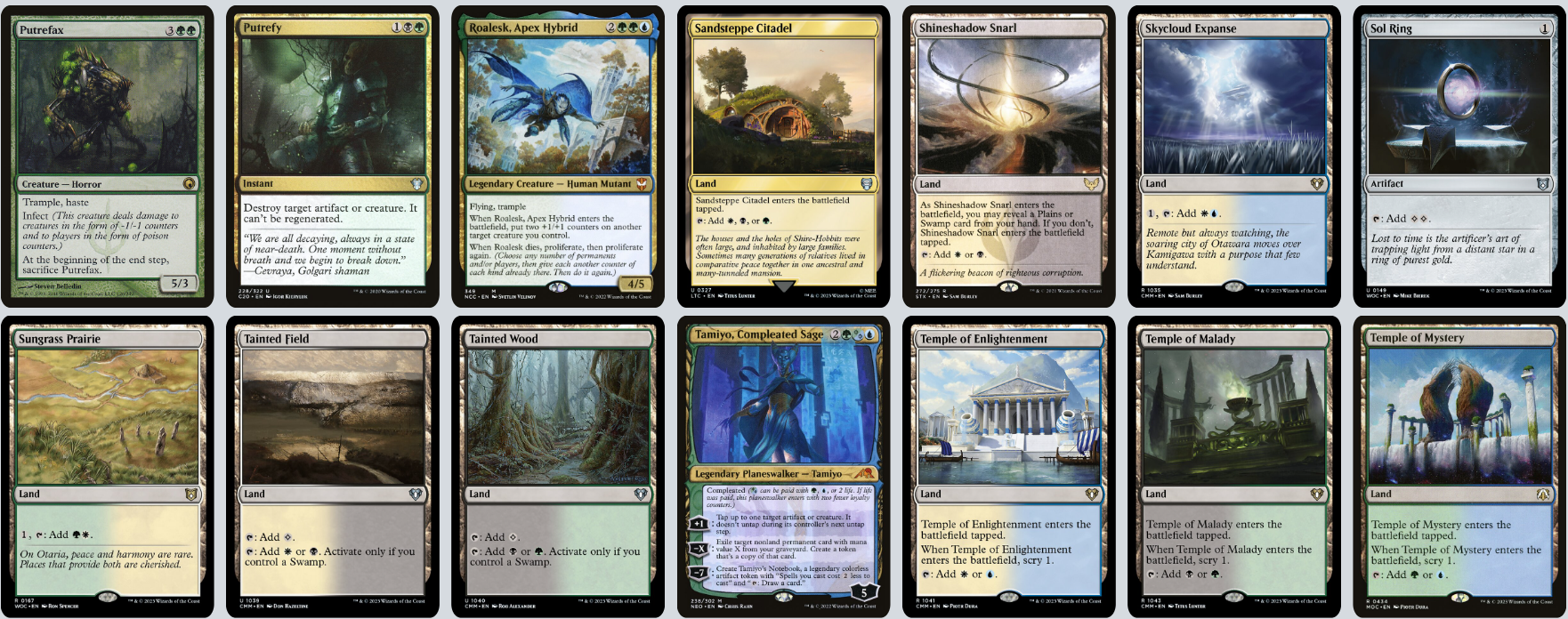 MTG Magic the Gathering Commander Deck - Atraxa, Paetor's Voice (Poison & Planeswalker)