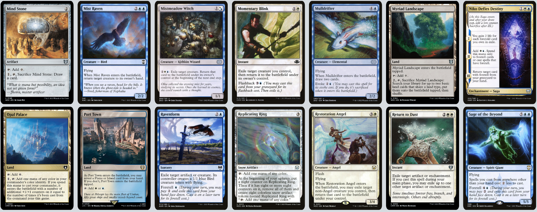 MTG Magic the Gathering Commander Deck - Yorion, Sky Nomad (Blink)