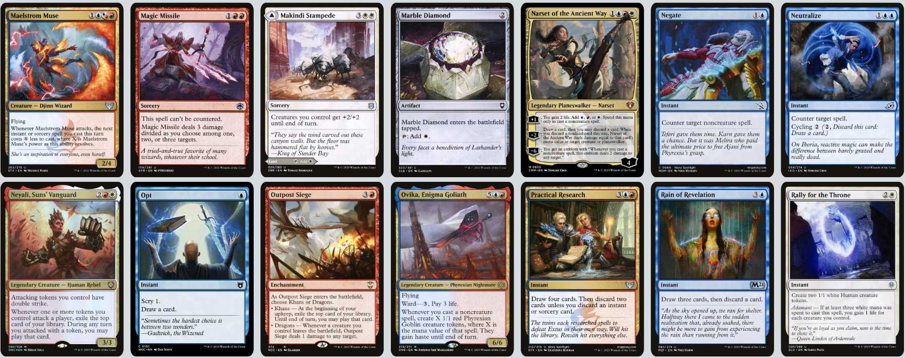 MTG Magic the Gathering Commander Deck - Kykar, Wind's Fury (Spellsinger)
