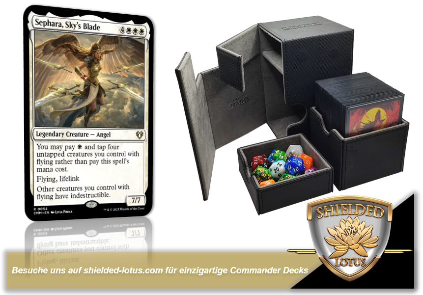 Magic the Gathering Commander Deck - Sephara, Sky's Blade (Flying Doom)