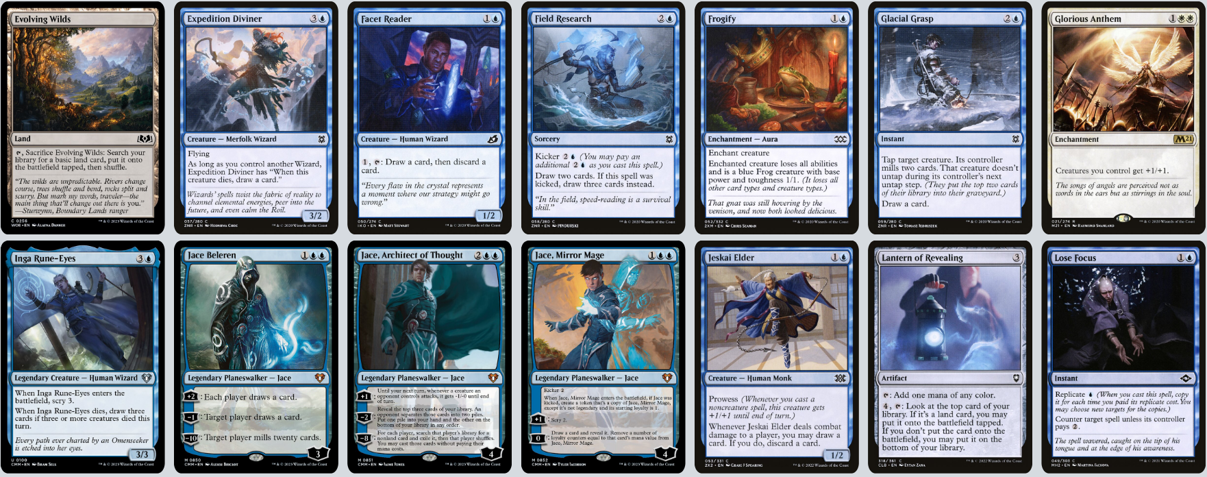 MTG Magic 100-Karten Commander Deck - Elminster Planeswalker (Wizards, Zauberer)