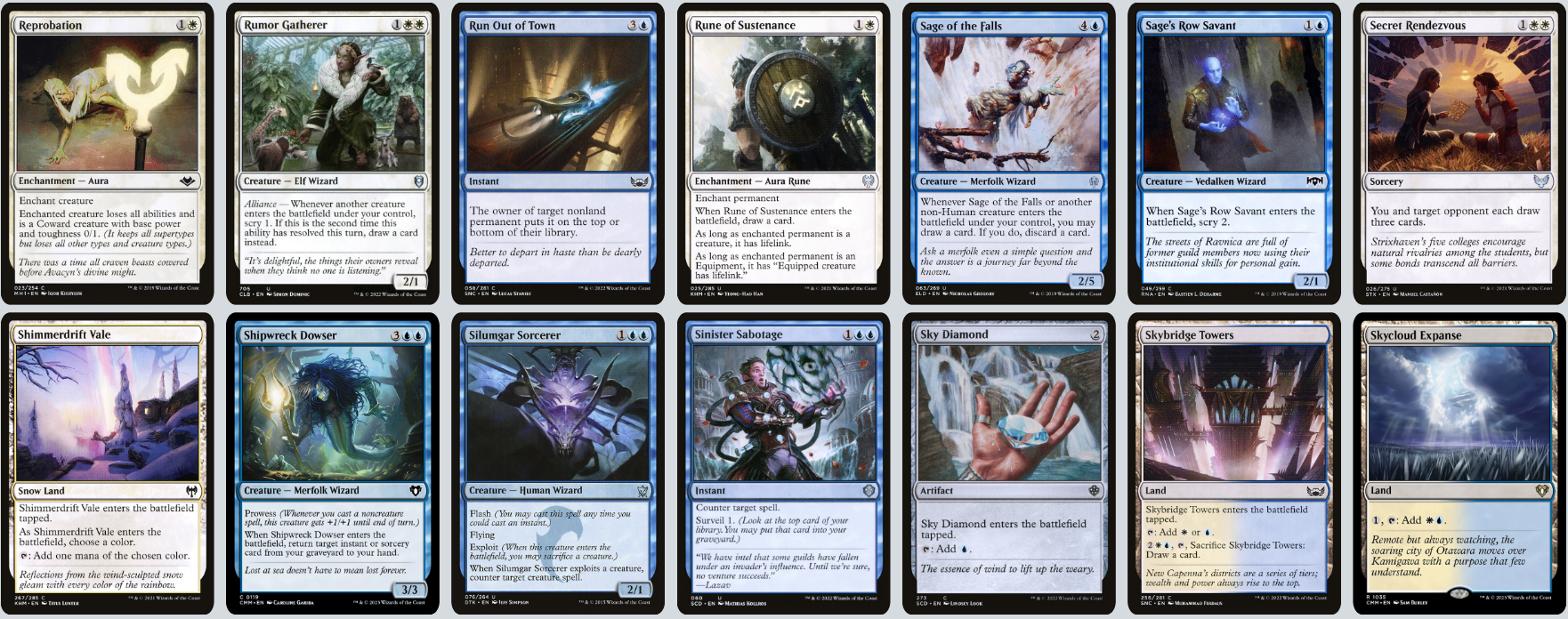 MTG Magic 100-Karten Commander Deck - Elminster Planeswalker (Wizards, Zauberer)