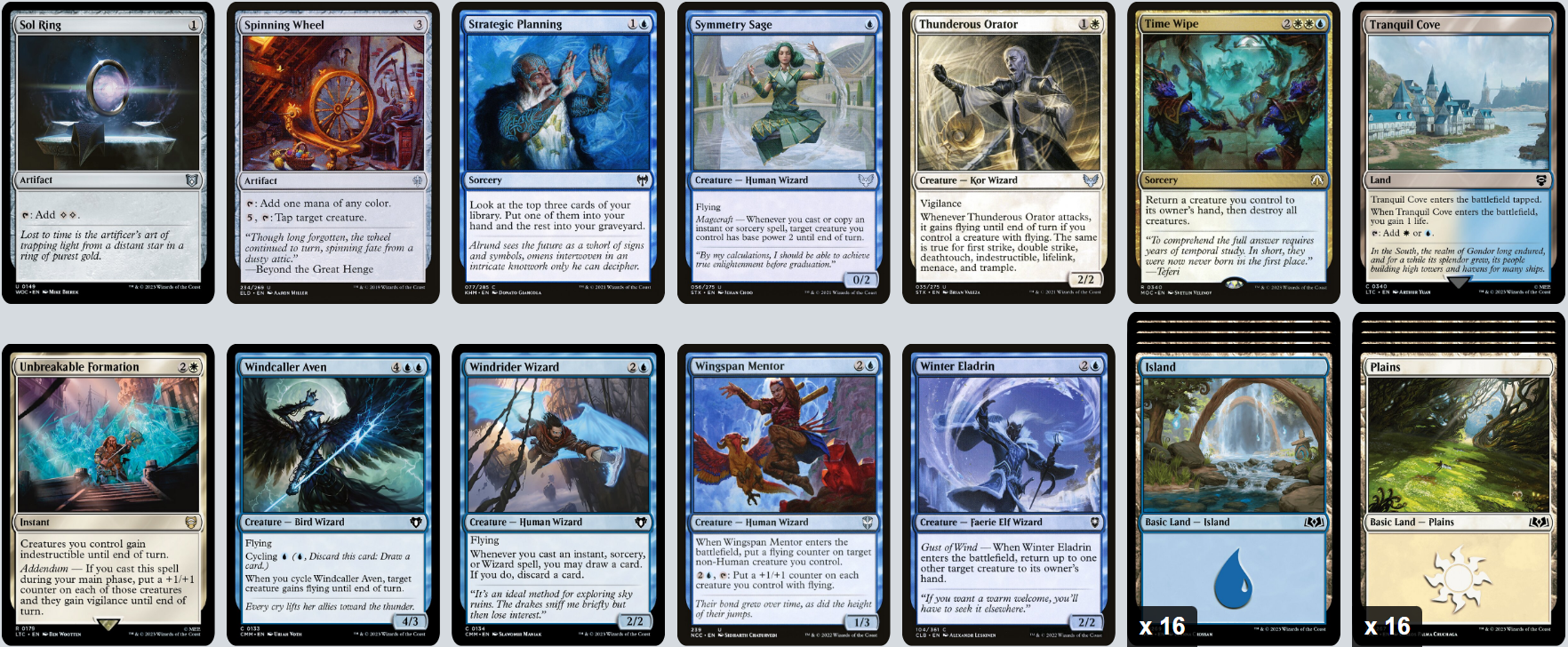 MTG Magic 100-Karten Commander Deck - Elminster Planeswalker (Wizards, Zauberer)