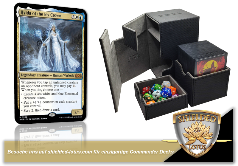MTG Magic the Gathering Commander Deck - Hylda of the Icy Crown (Freeze)