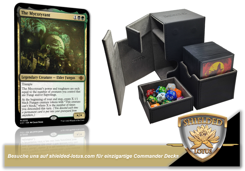 MTG Magic the Gathering Commander Deck - The Mycotyrant (Fungi, Saprolings)