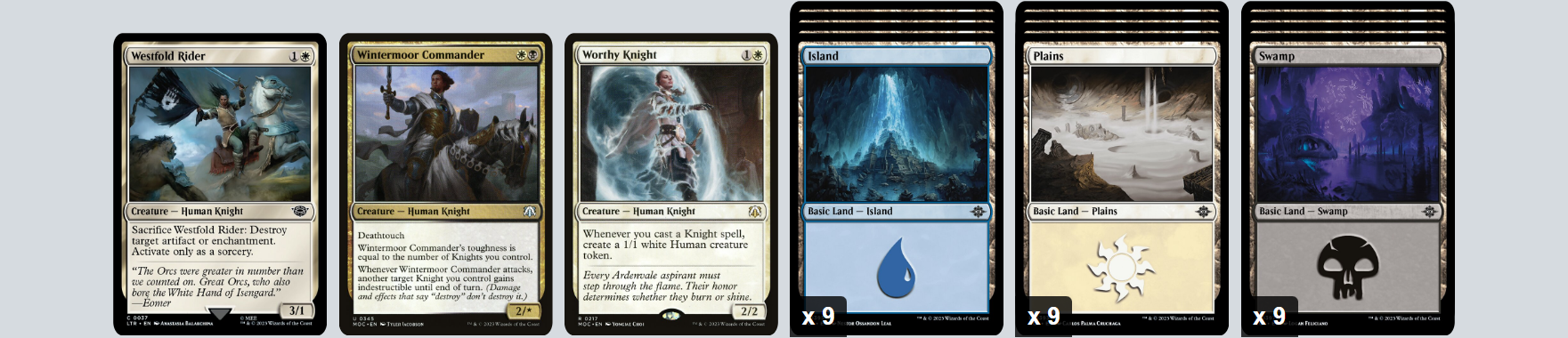 MTG Magic the Gathering Commander Deck - Sidar Jabari (Knights, Ritter)
