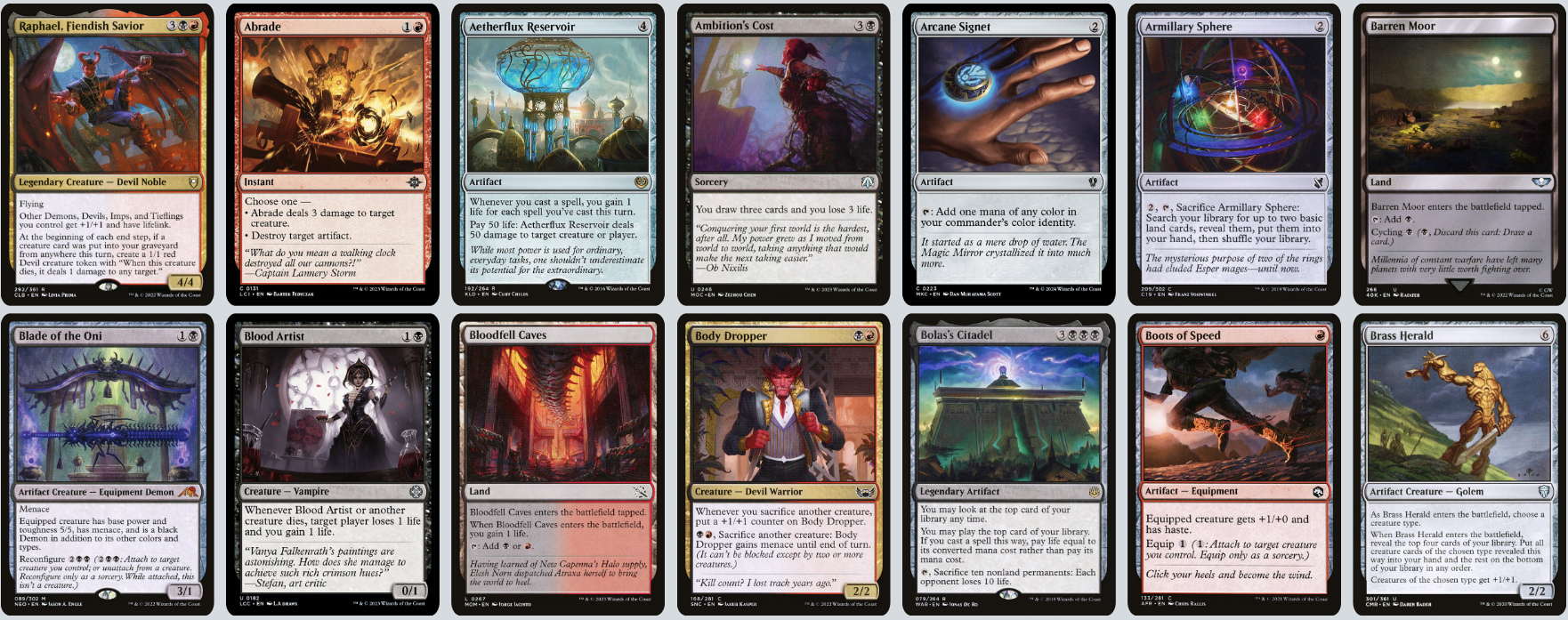 MTG Magic the Gathering Commander Deck - Raphael, Fiendish Savior (Demons & Devils)