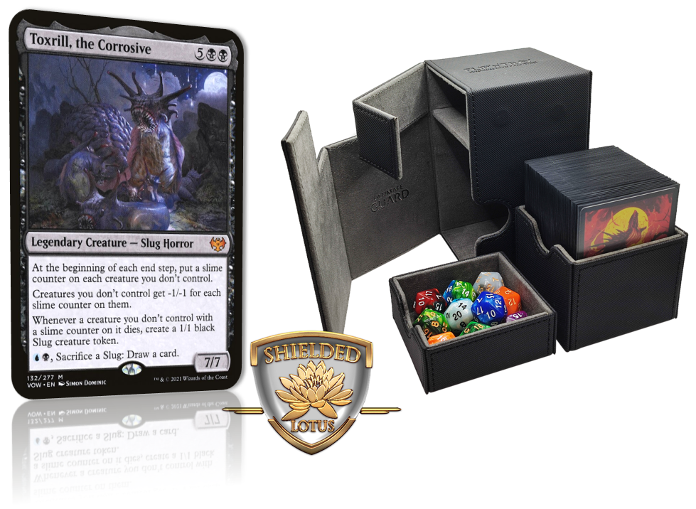 MTG Magic the Gathering Commander Deck - Toxrill, the Corrosive (-1/-1 Counter)