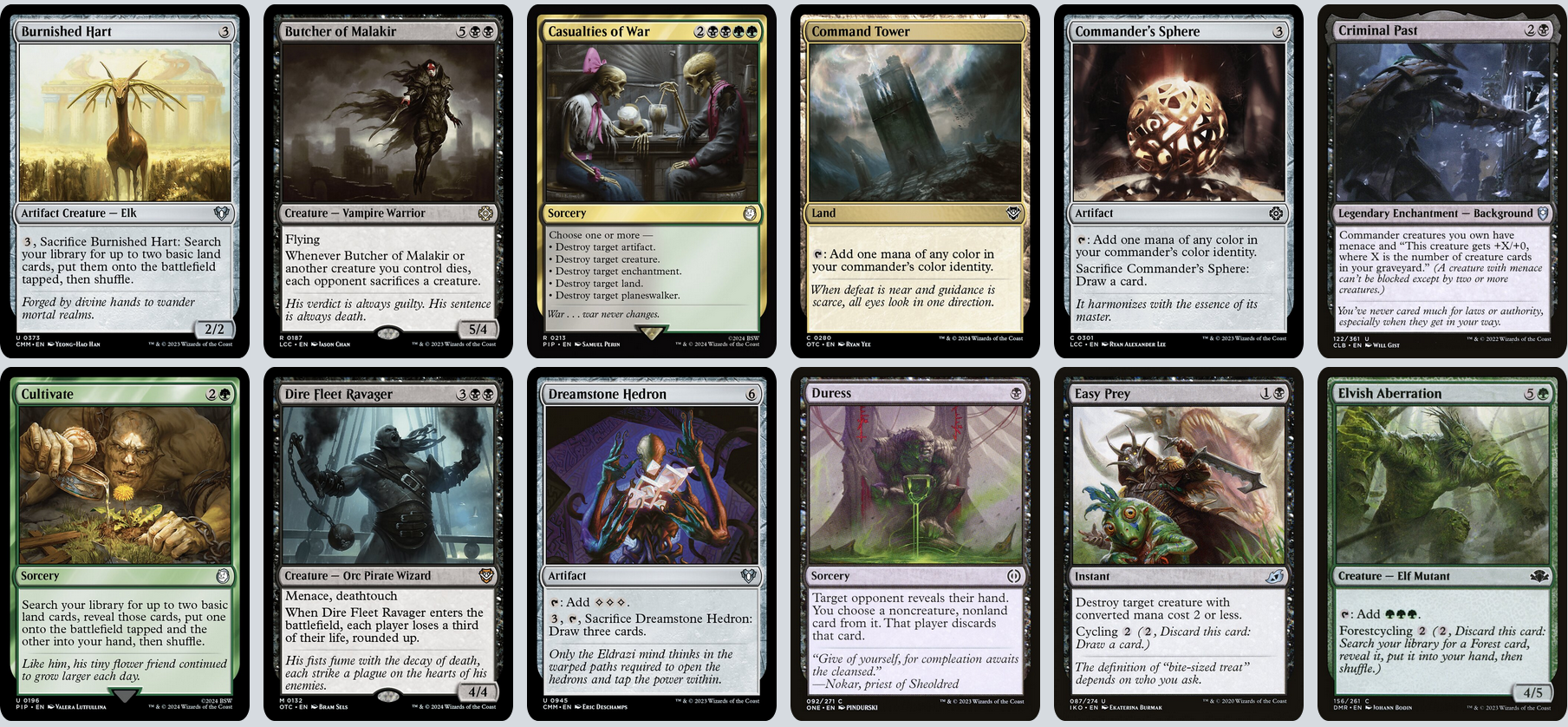 MTG Magic the Gathering Commander Deck - Virtus the Veiled & Gorm the Great (Partners)