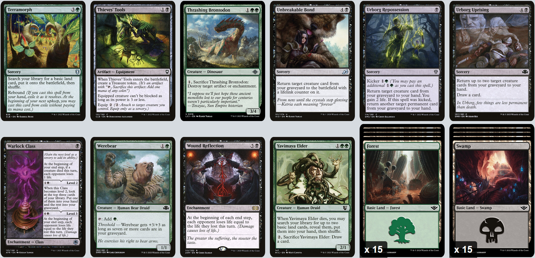 MTG Magic the Gathering Commander Deck - Virtus the Veiled & Gorm the Great (Partners)
