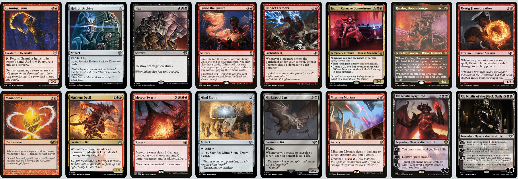 MTG Magic the Gathering Commander Deck - Ob Nixilis, Captive Kingpin (Rakdos Demons)