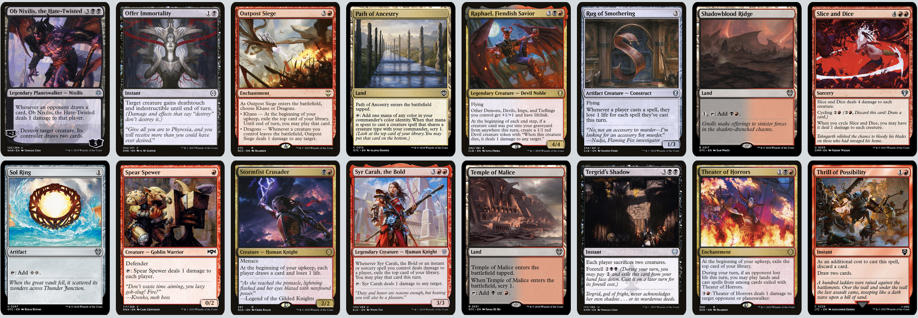 MTG Magic the Gathering Commander Deck - Ob Nixilis, Captive Kingpin (Rakdos Demons)