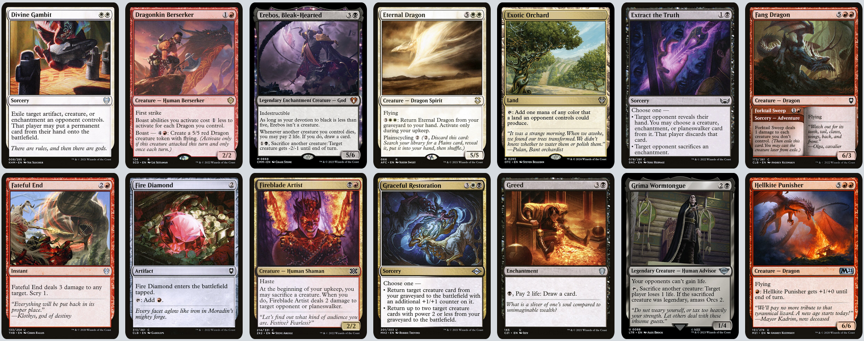 MTG Magic 100-Karten Commander Deck - Piru, the Volatile (Dragon's Madness)