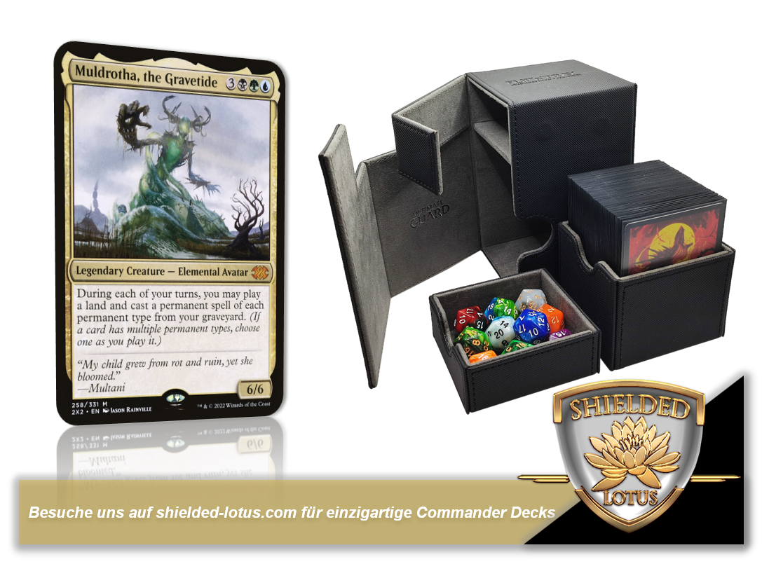 MTG Magic the Gathering Commander Deck - Muldrotha, the Gravetide (Mill, Graveyard)