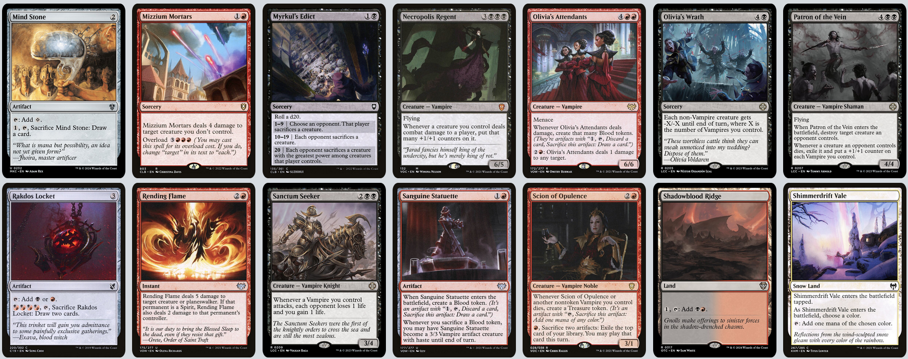 MTG Magic the Gathering Commander Deck - Strefan, Maurer Progenitor (Blood Vampires)