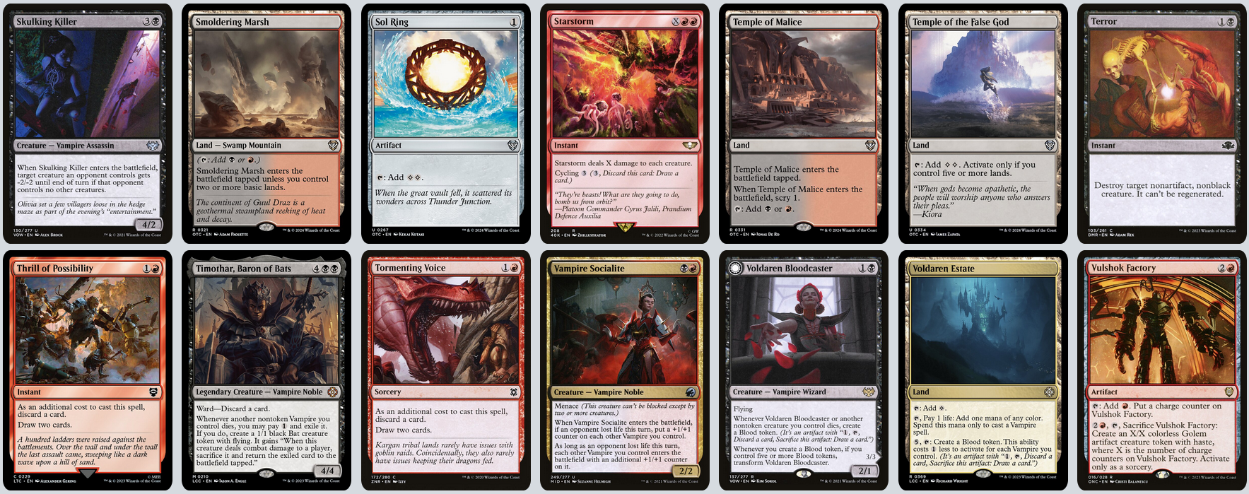 MTG Magic the Gathering Commander Deck - Strefan, Maurer Progenitor (Blood Vampires)