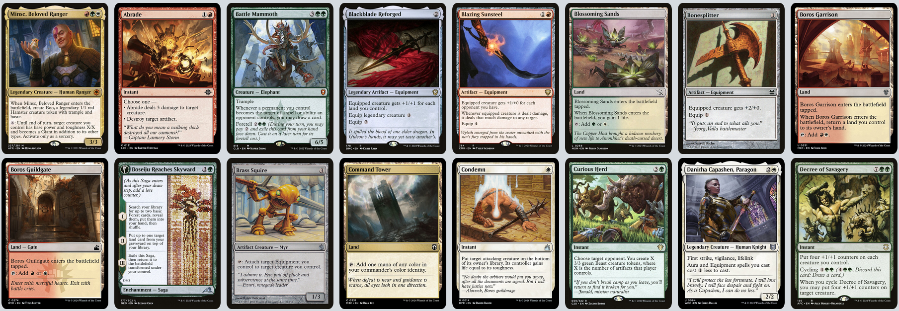 MTG Magic 100-Karten Commander Deck - Minsc, Beloved Ranger (Hamster Madness)