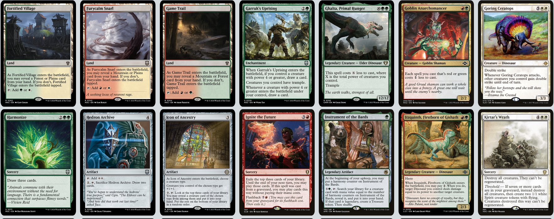 MTG Magic 100-Karten Commander Deck - Zacama, Primal Calamity (Dinosaurier, Elder)