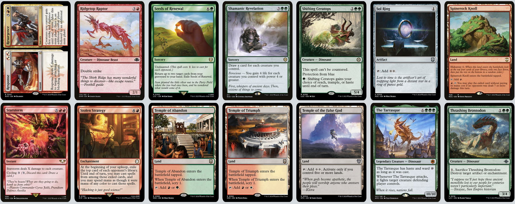 MTG Magic 100-Karten Commander Deck - Zacama, Primal Calamity (Dinosaurier, Elder)