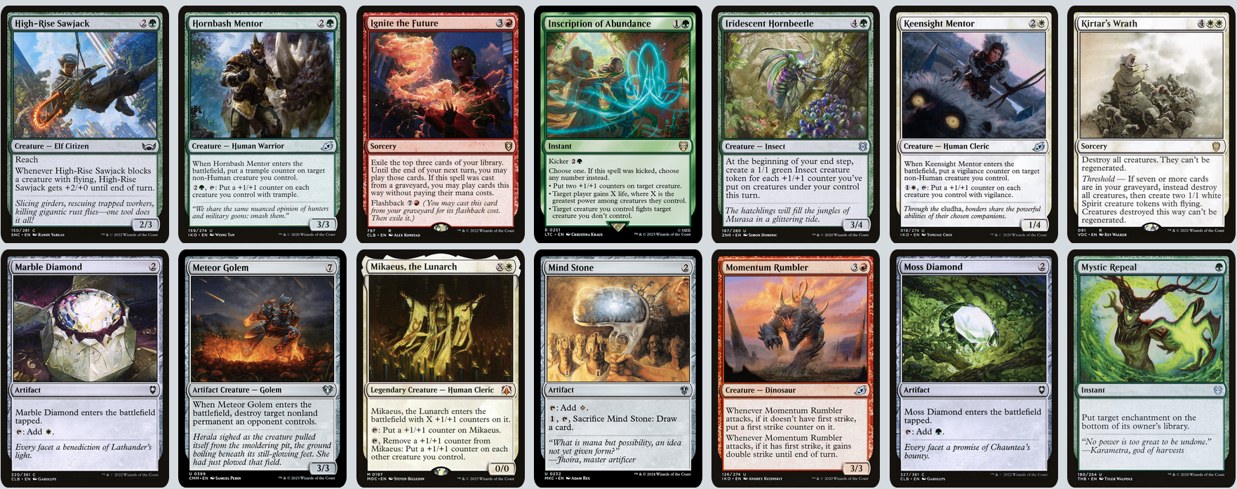 MTG Magic 100-Karten Commander Deck - Marath, Will of the Wild